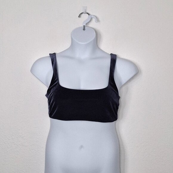 aerie Other - Aerie Bralette Velvet Scoop Sz XL Pullover Whimsygoth Boho Layering